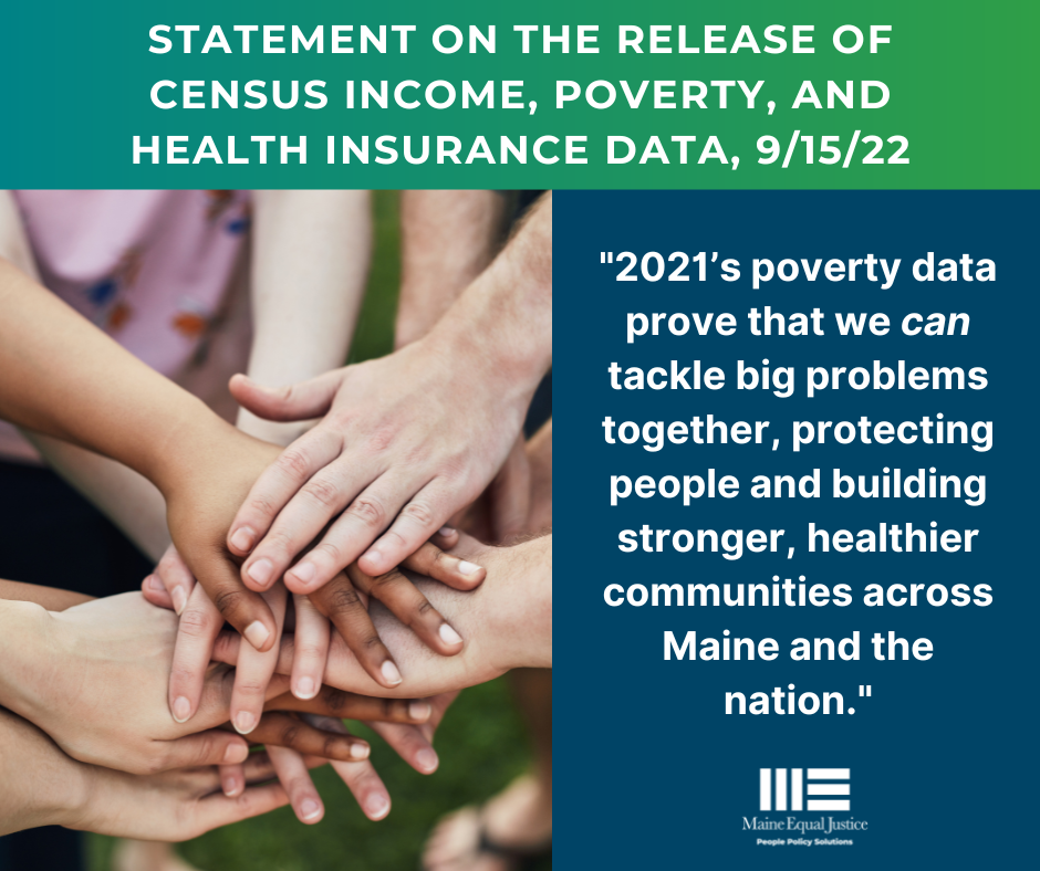 Statement on the release of Census income, poverty, and health insurance data for 2021