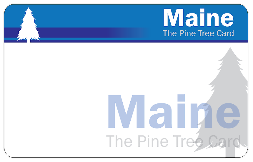 Maine: The Pine Tree Card